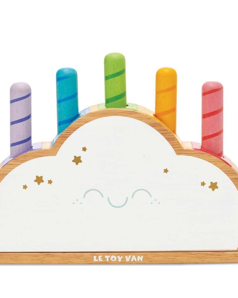 Nuage arc - en - ciel pop - up Petilou - Jouets d'éveil - Boutique LeoLudo - Le Toy Van
