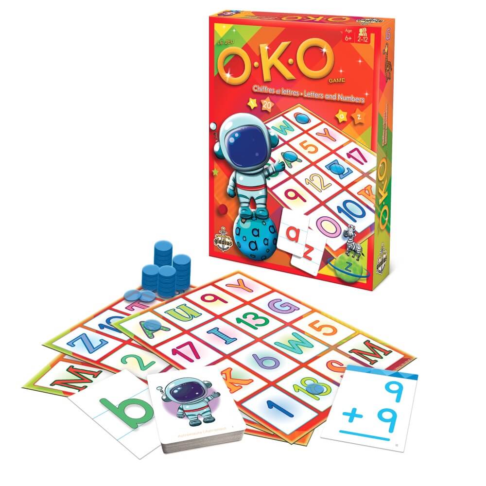 O•K•O - Chiffres et lettres - Jeux de société - Boutique LeoLudo - Gladius