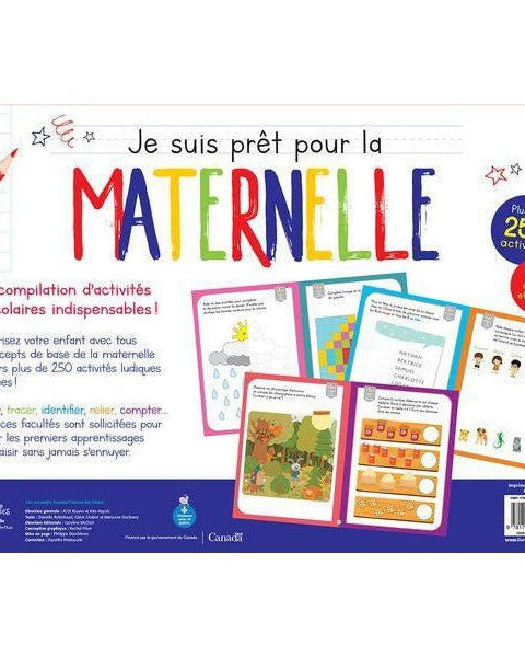 Pad géant d'activités - Je suis prêt pour la maternelle 5 ans - Cahiers d'activités - Boutique LeoLudo - Petits Génies