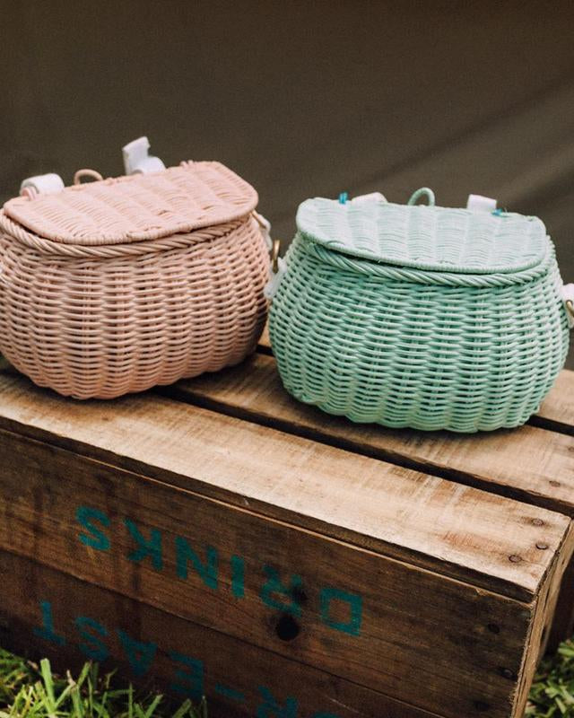 Panier en rotin Mini Chari pour enfants - Rangement - Boutique LeoLudo - Olli Ella