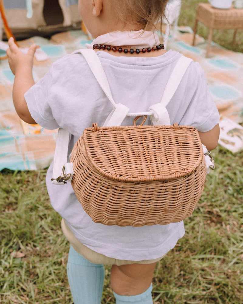 Panier en rotin Mini Chari pour enfants - Rangement - Boutique LeoLudo - Olli Ella