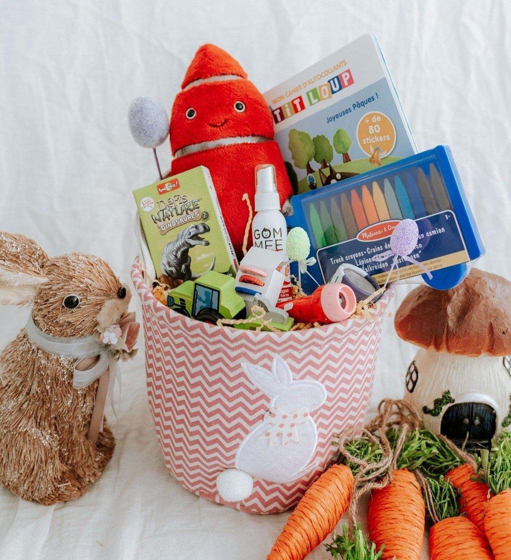 Panier - surprise de Pâques - Ensembles cadeaux - Boutique LeoLudo - LeoLudo
