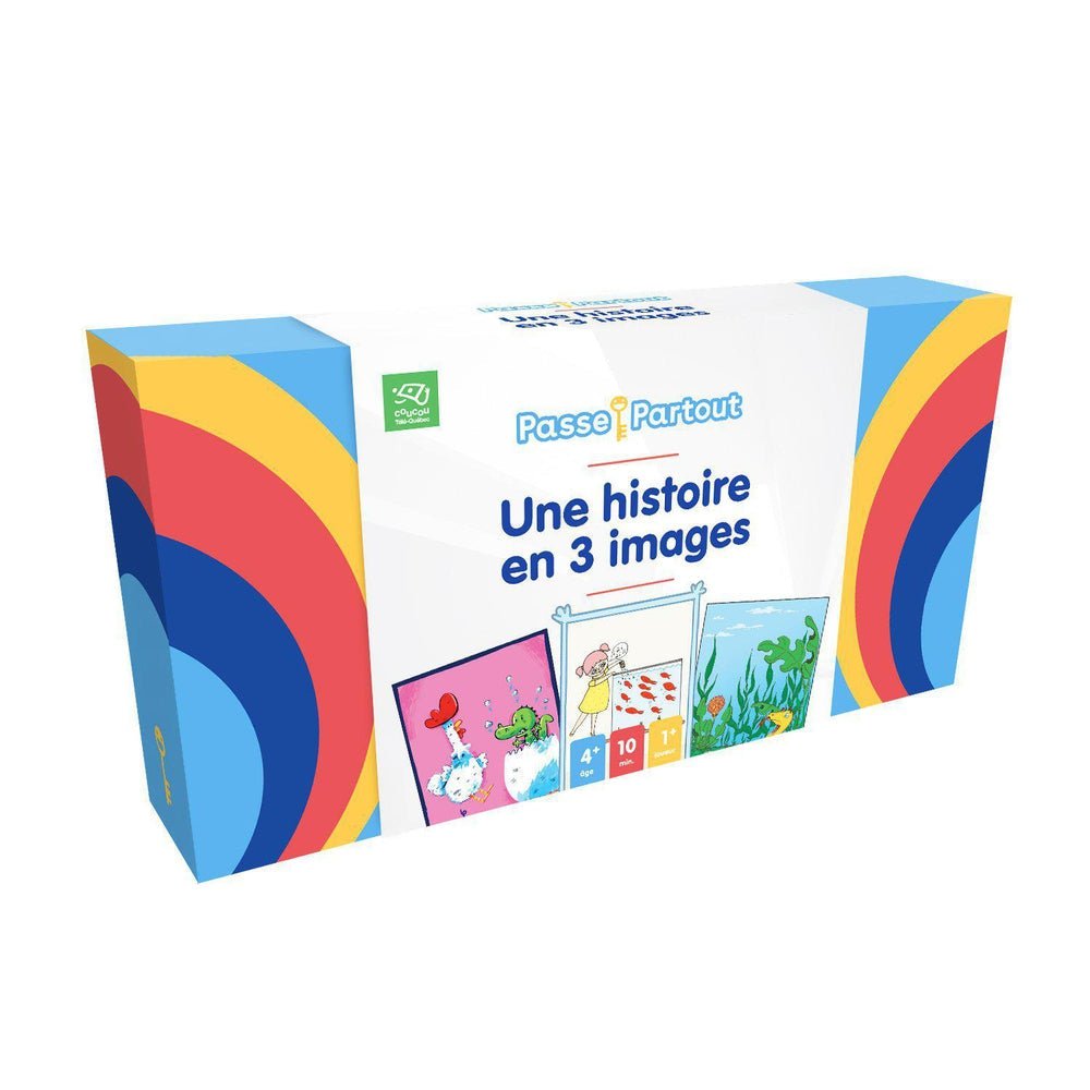 Passe Partout - Histoire en 3 images - Casse - têtes - Boutique LeoLudo - Passe - Partout