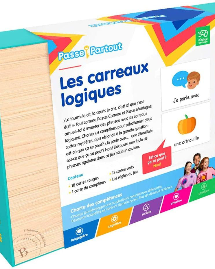 Passe Partout - Les carreaux logiques - Jeux de société - Boutique LeoLudo - Passe - Partout