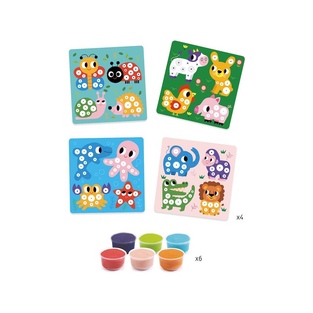 Pâte à modeler ronds de pâte - Pâte à modeler - Boutique LeoLudo - Djeco