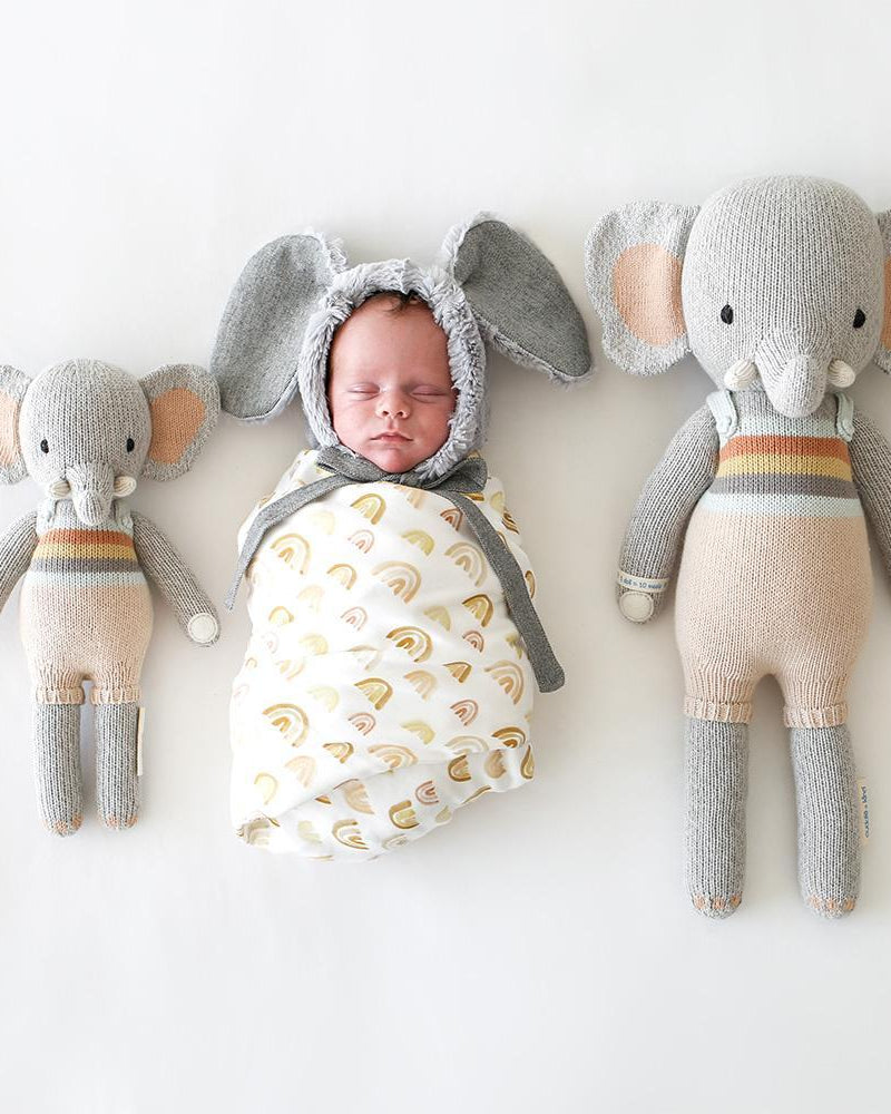 Peluche - Evan l'éléphant - Peluches - Boutique LeoLudo - cuddle + kind