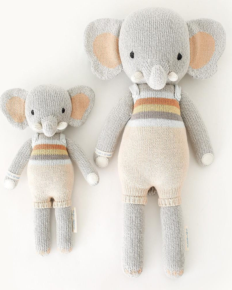 Peluche - Evan l'éléphant - Peluches - Boutique LeoLudo - cuddle + kind