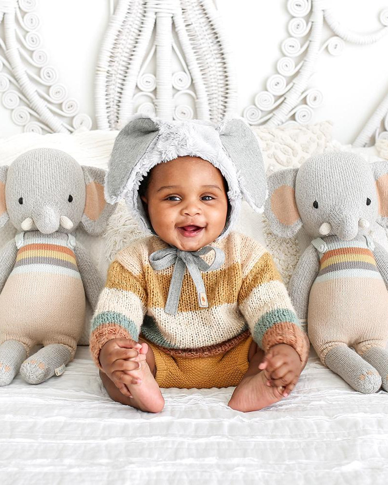 Peluche - Evan l'éléphant - Peluches - Boutique LeoLudo - cuddle + kind