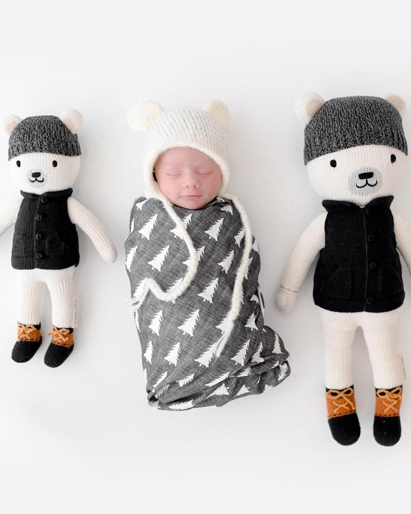Peluche - Hudson l'ours polaire - Peluches - Boutique LeoLudo - cuddle + kind