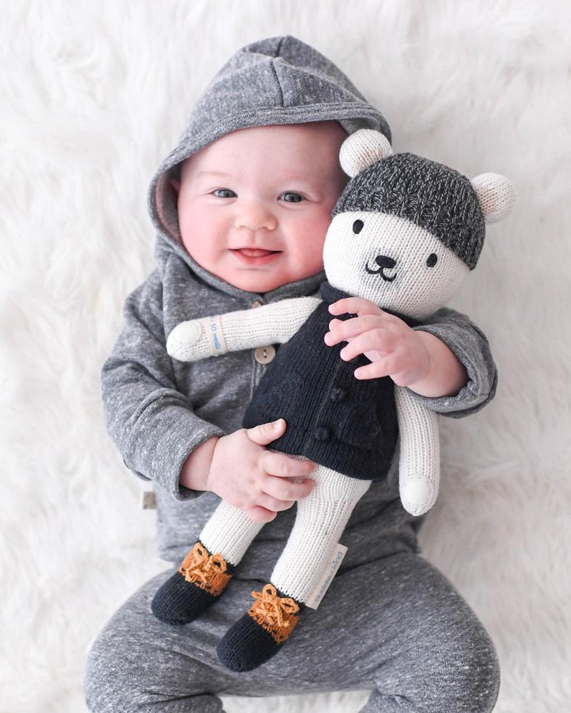 Peluche - Hudson l'ours polaire - Peluches - Boutique LeoLudo - cuddle + kind