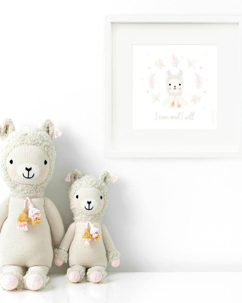 Peluche - Lola le lama - Peluches - Boutique LeoLudo - cuddle + kind