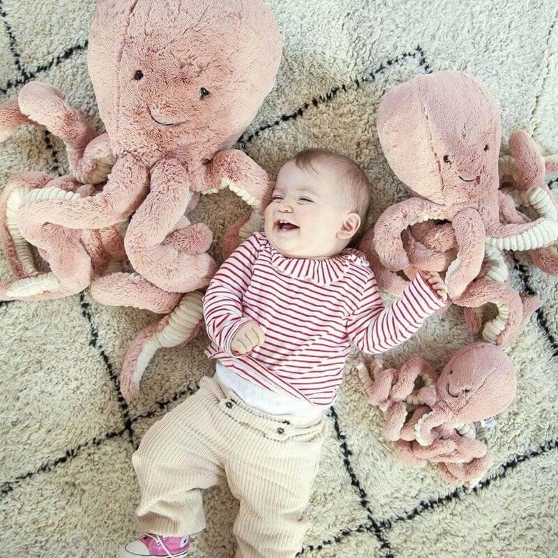 Peluche Odell la pieuvre-Jellycat-Boutique LeoLudo