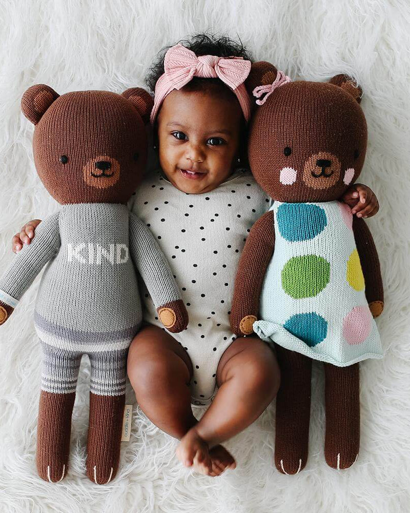 Peluche - Oliver l'ourson - Peluches - Boutique LeoLudo - cuddle + kind