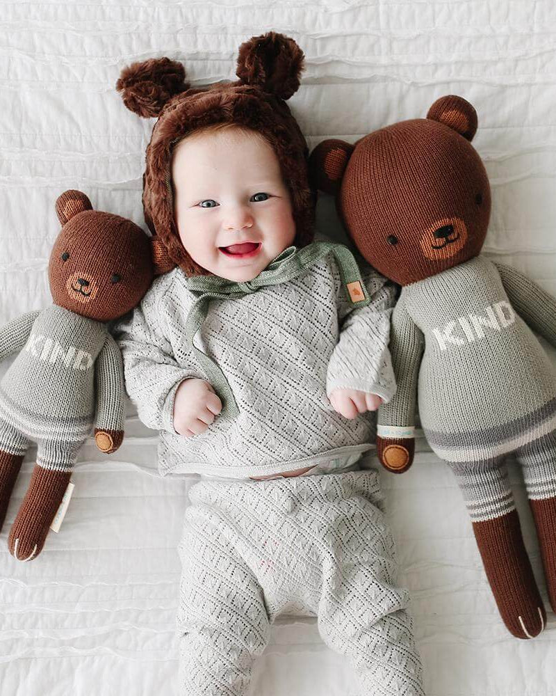 Peluche - Oliver l'ourson - Peluches - Boutique LeoLudo - cuddle + kind