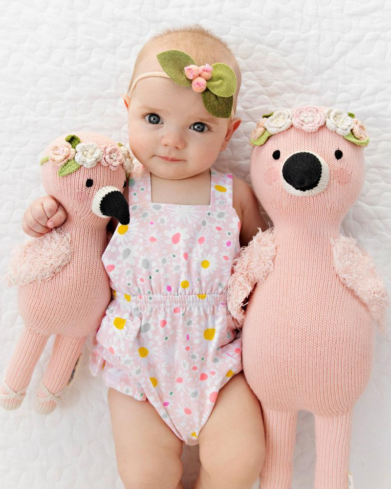 Peluche - Pénélope le flamand rose - Peluches - Boutique LeoLudo - cuddle + kind