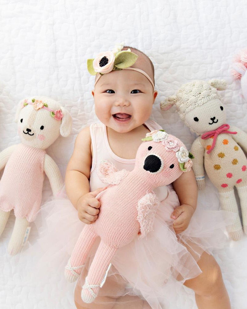 Peluche - Pénélope le flamand rose - Peluches - Boutique LeoLudo - cuddle + kind