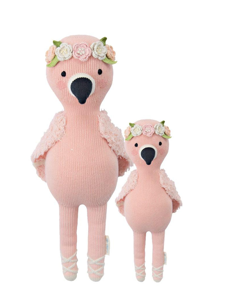 Peluche - Pénélope le flamand rose - Peluches - Boutique LeoLudo - cuddle + kind