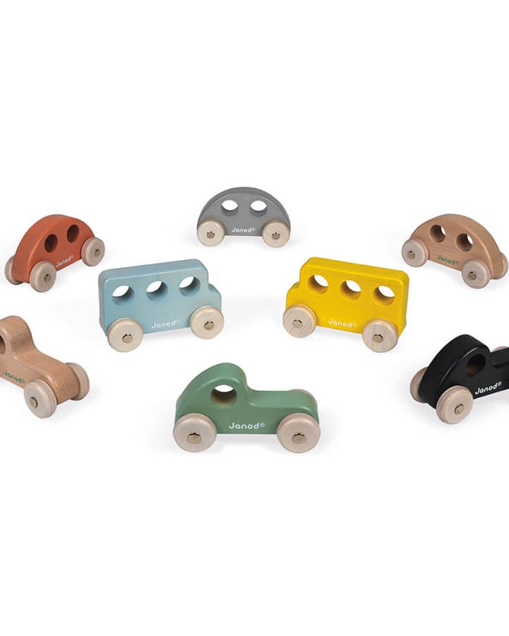 Petit véhicule en bois à pousser - Véhicules de jeu - Boutique LeoLudo - Janod
