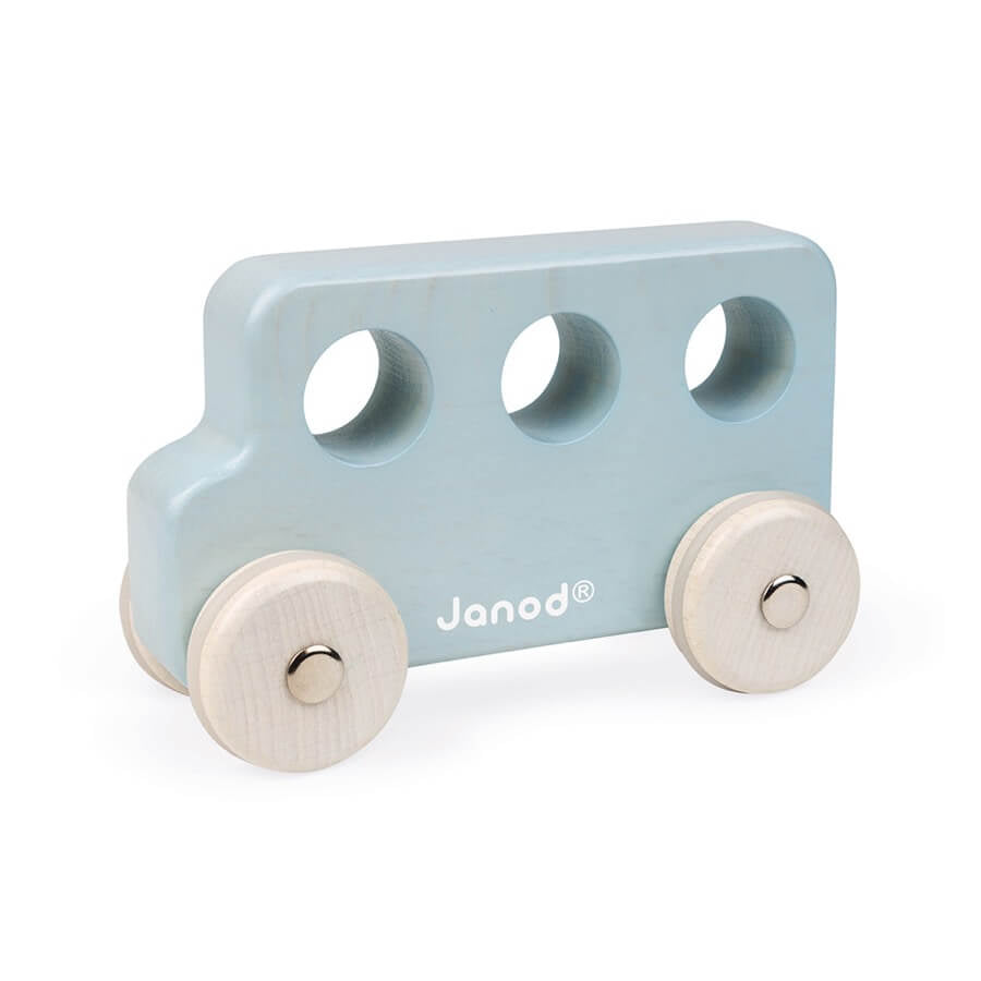 Petit véhicule en bois à pousser - Véhicules de jeu - Boutique LeoLudo - Janod