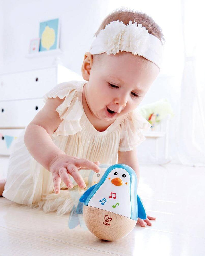 Pingouin musical qui se dandine - Jouets d'éveil - Boutique LeoLudo - Hape