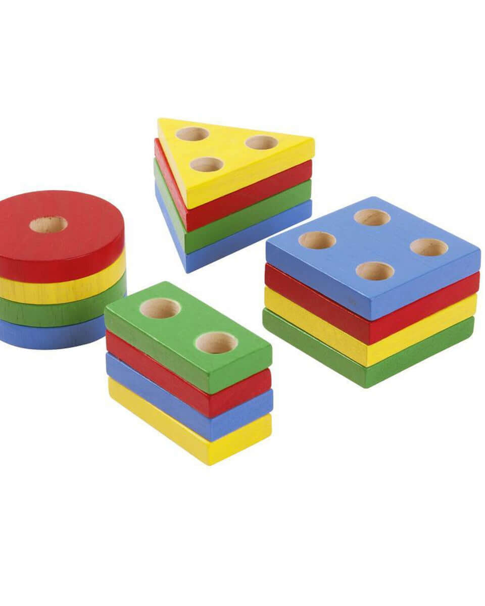 Plateau de tri géométrique - Jouets à trier & empiler - Boutique LeoLudo - Plan Toys