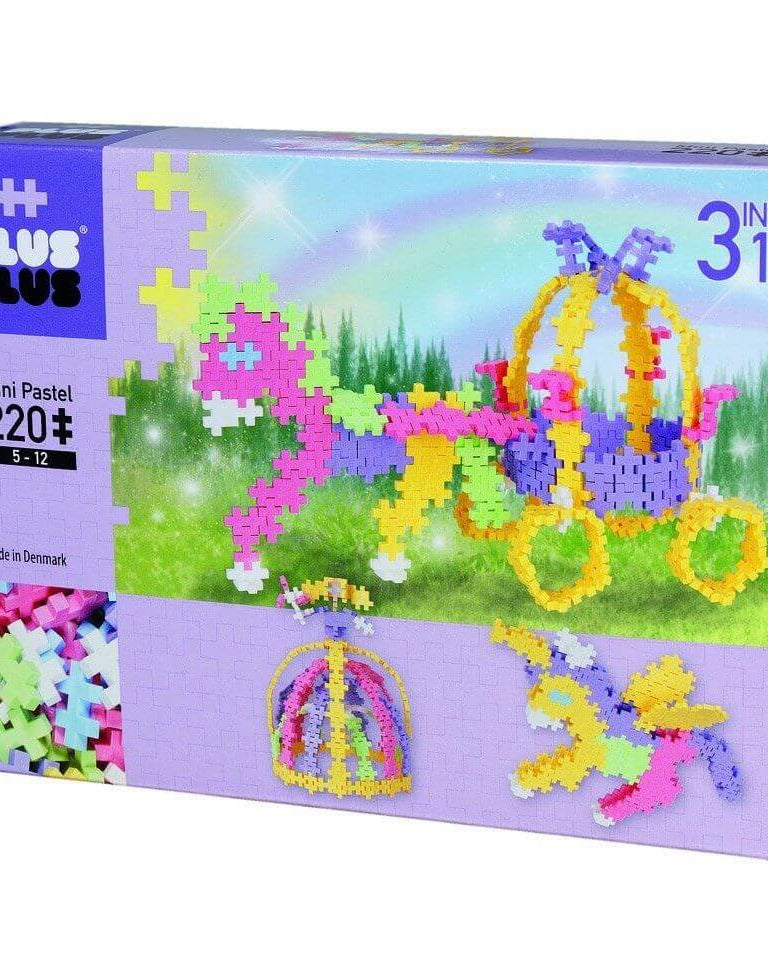Plus - Plus Mini Basic 220 pièces - Licorne et carosse - Jeux de construction - Boutique LeoLudo - Plus - Plus