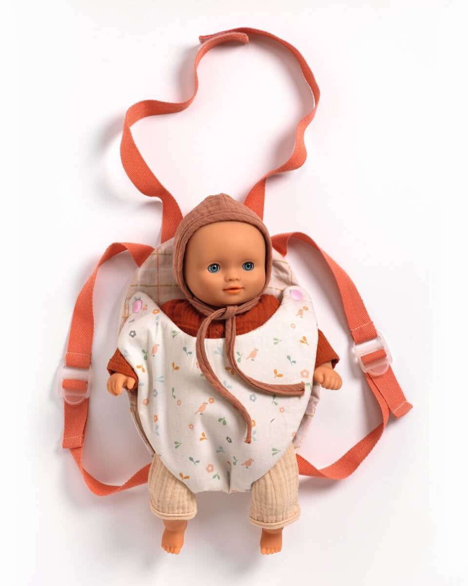 Porte - bébé Lavender pour poupée Pomea - Accessoires poupée - Boutique LeoLudo - Djeco