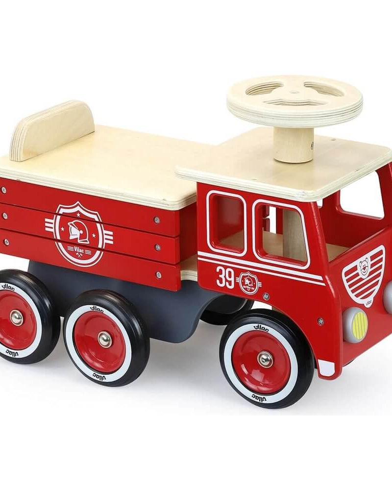 Porteur - Camion de pompier - Porteurs - Boutique LeoLudo - Vilac