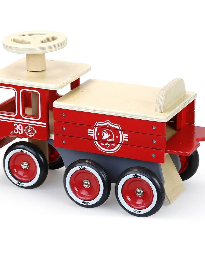 Porteur - Camion de pompier - Porteurs - Boutique LeoLudo - Vilac