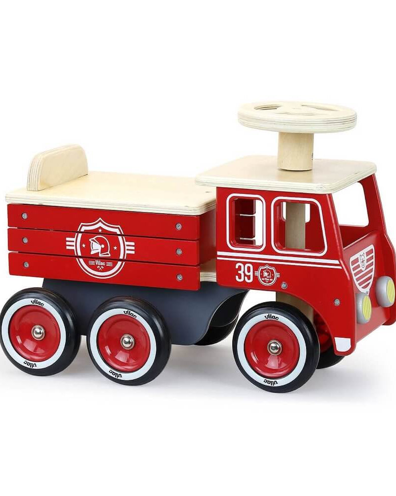 Porteur - Camion de pompier - Porteurs - Boutique LeoLudo - Vilac
