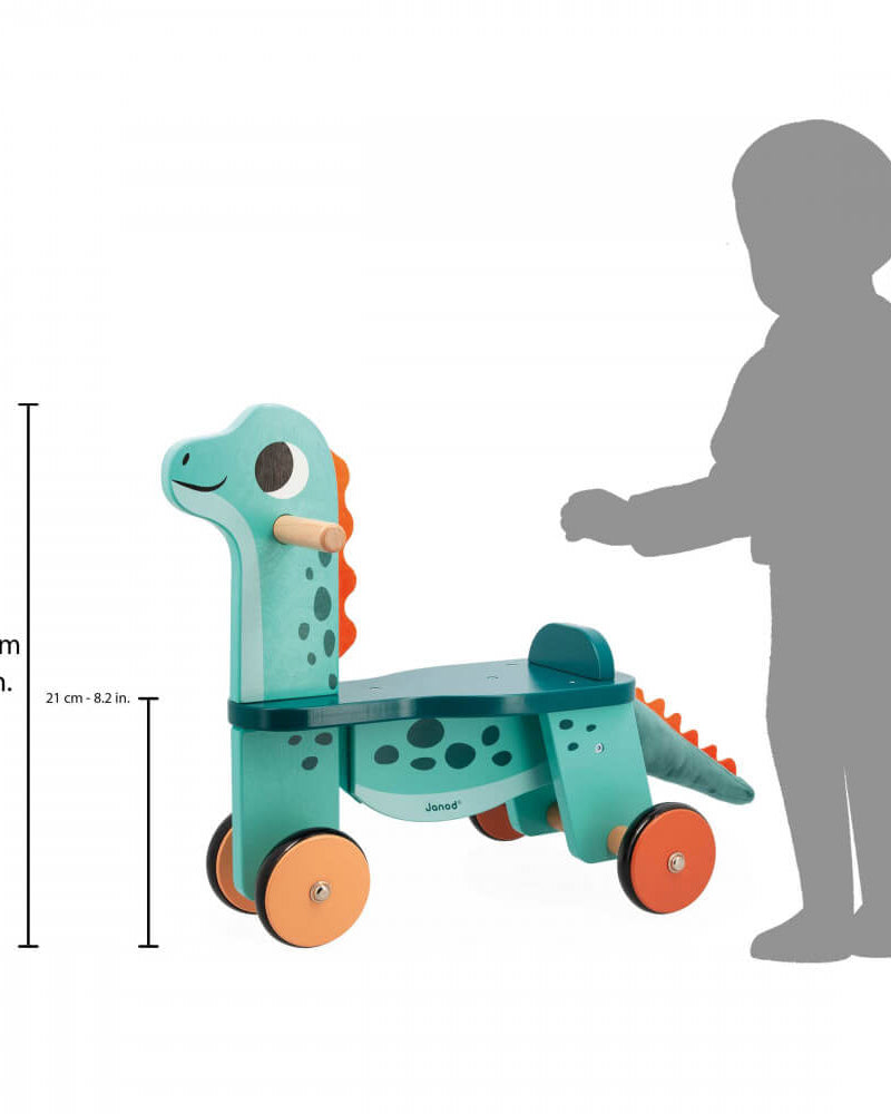 Porteur en bois Porto - saurus - Porteurs - Boutique LeoLudo - Janod