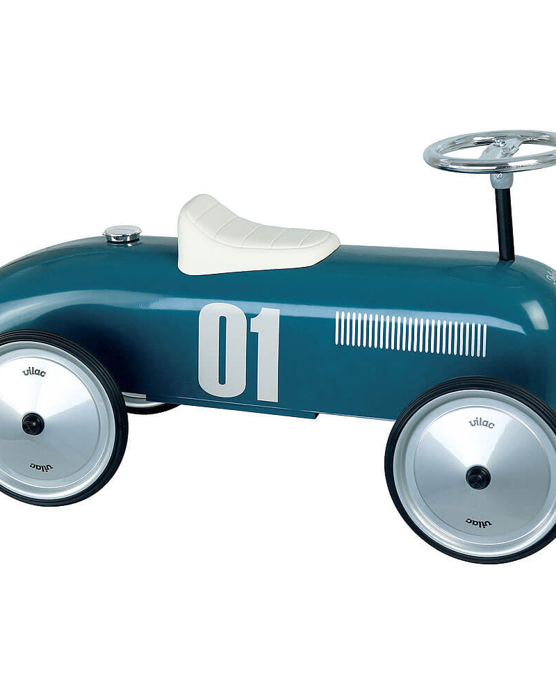 Porteur voiture vintage - Bleu pétrole - Porteurs - Boutique LeoLudo - Vilac
