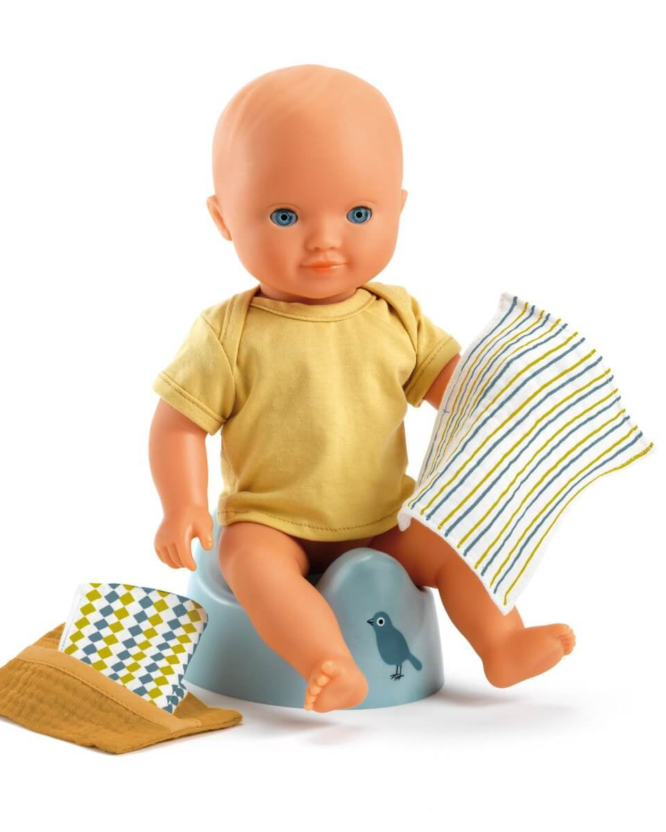 Pot et lingettes pour poupée - Accessoires poupée - Boutique LeoLudo - Djeco