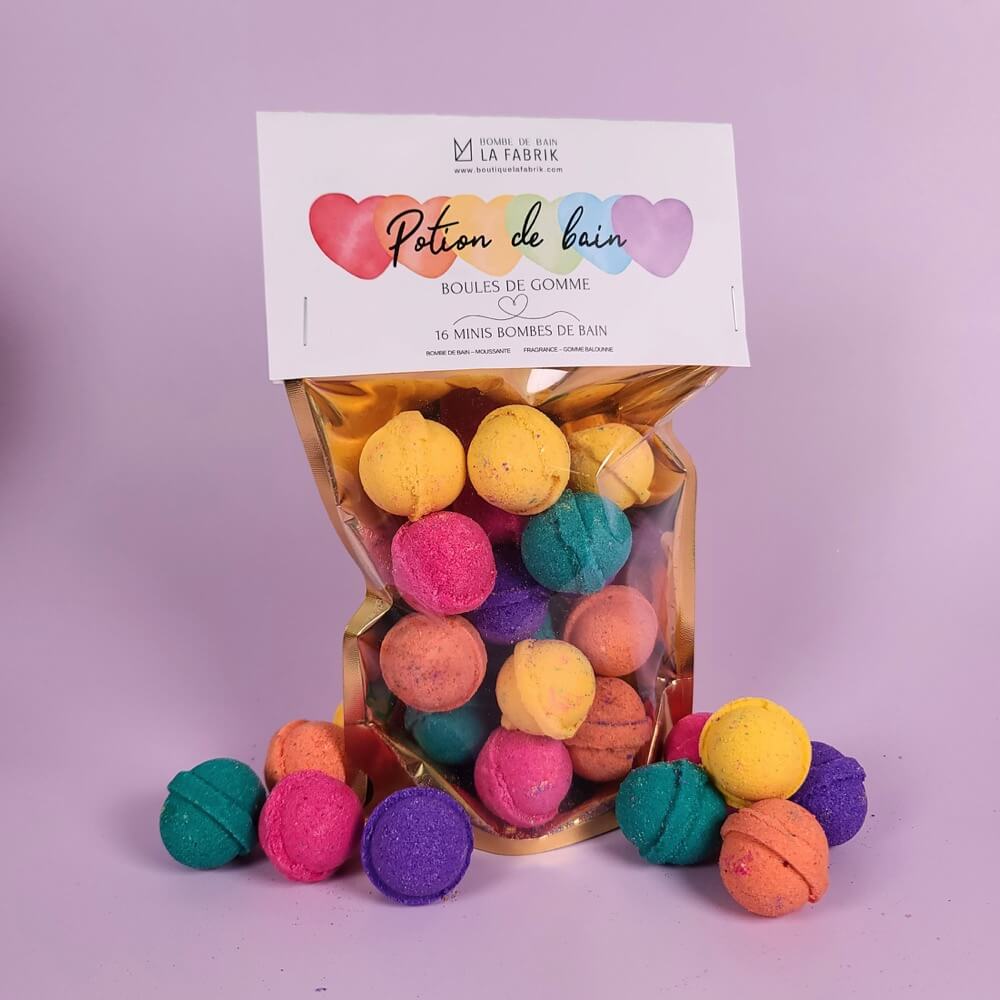 Potion de bain - Boules de gommes - Pour le bain - Boutique LeoLudo - La Fabrik