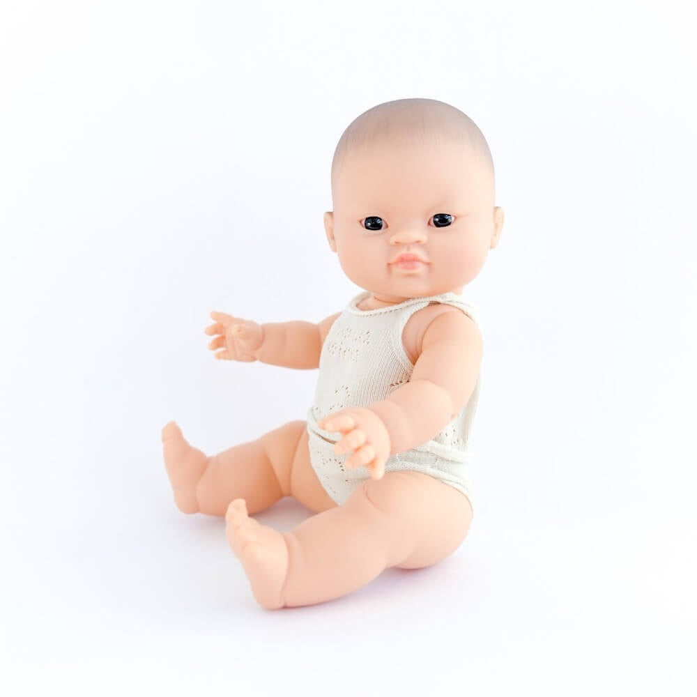 Poupée bébé Gordis en pyjama - Lily aux yeux noirs - Poupées - Boutique LeoLudo - Paola Reina