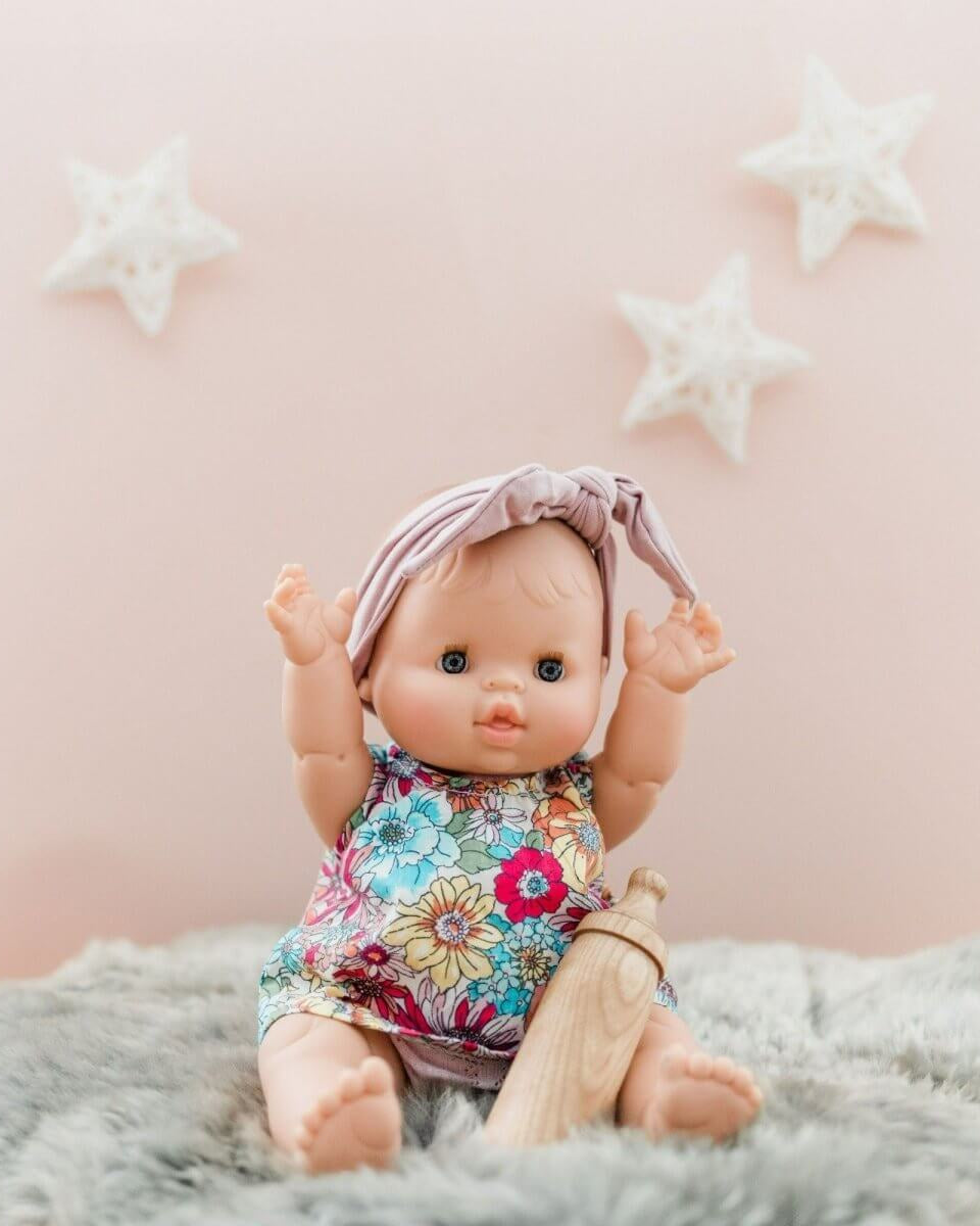 Poupée bébé Gordis en pyjama - Rose - Poupées - Boutique LeoLudo - Paola Reina