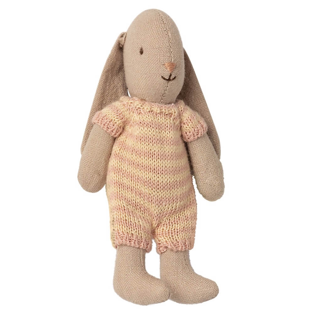 Poupée Lapin Micro en pyjama tricoté (4.25") - Poupées - Boutique LeoLudo - Maileg