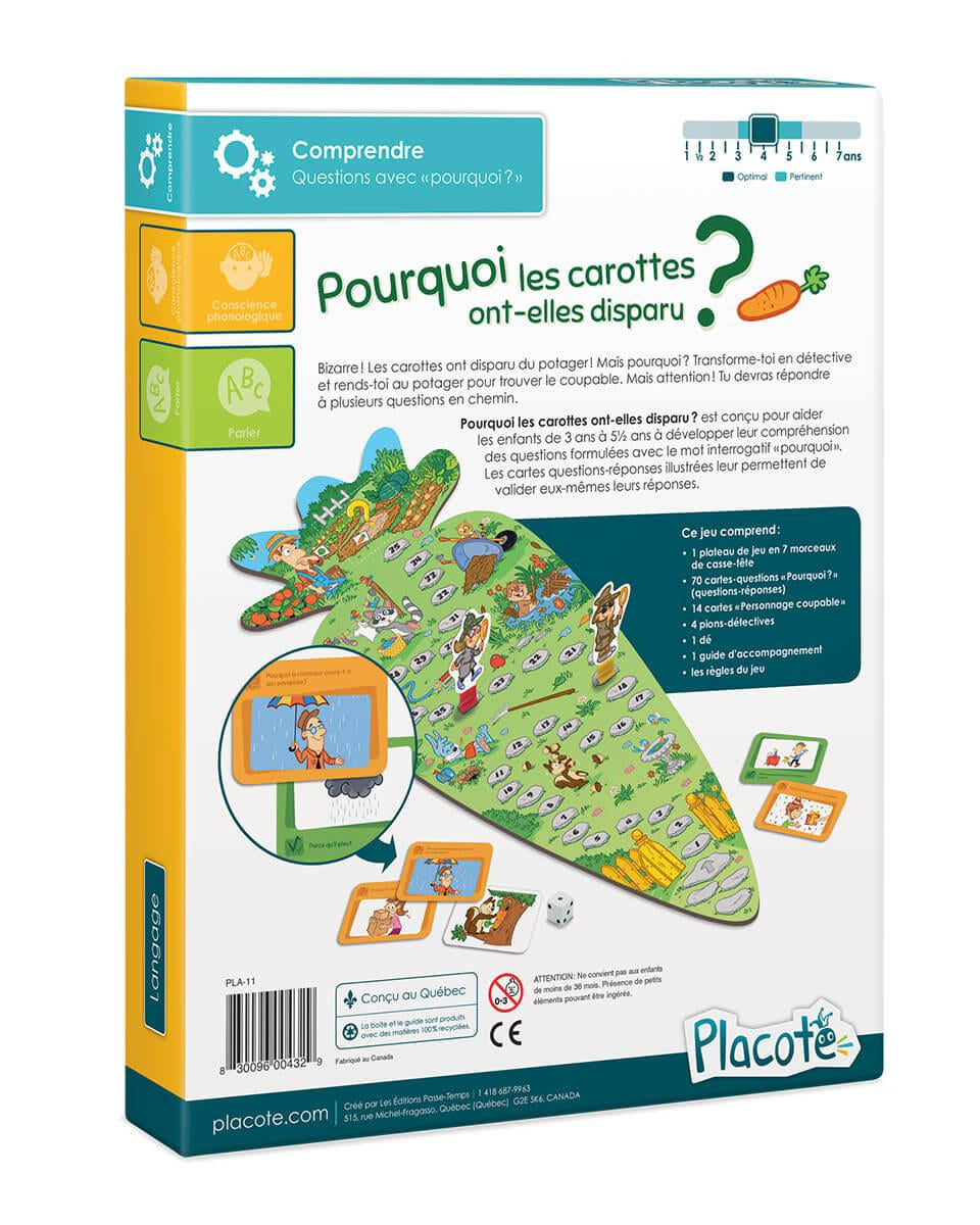 Pourquoi les carottes ont - elles disparu? - Jeux de société - Boutique LeoLudo - Placote