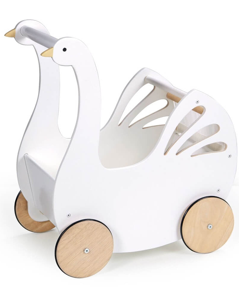 Poussette Sweet Swan pour poupée - Jouets d'imitation - Boutique LeoLudo - Tender Leaf Toys