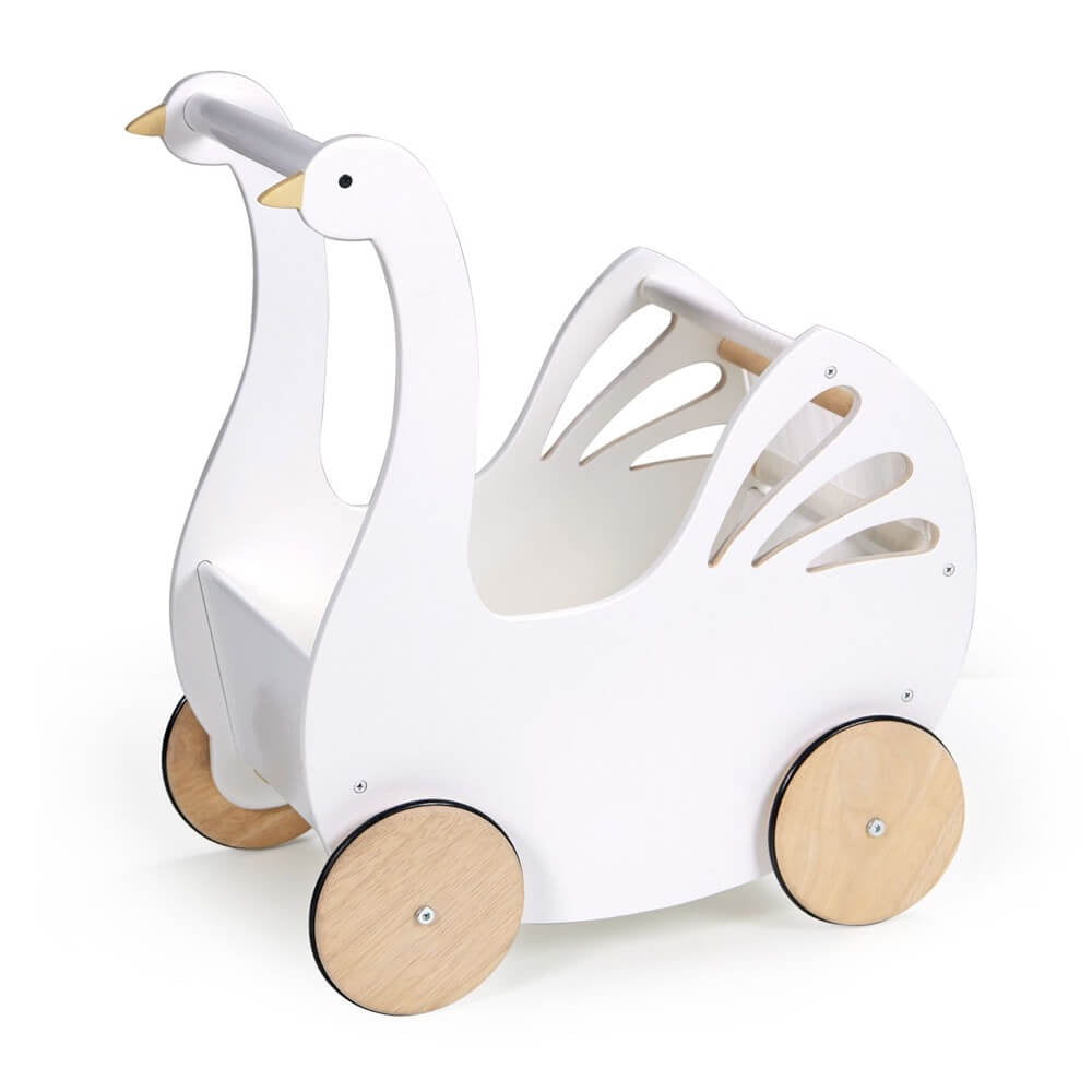 Poussette Sweet Swan pour poupée - Jouets d'imitation - Boutique LeoLudo - Tender Leaf Toys