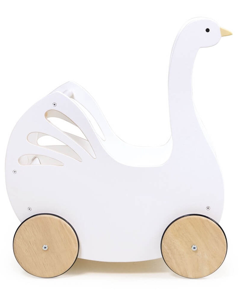 Poussette Sweet Swan pour poupée - Jouets d'imitation - Boutique LeoLudo - Tender Leaf Toys