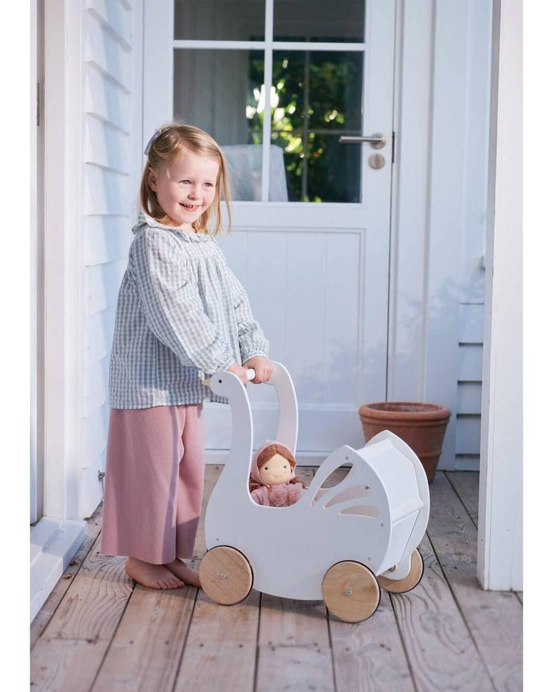 Poussette Sweet Swan pour poupée - Jouets d'imitation - Boutique LeoLudo - Tender Leaf Toys
