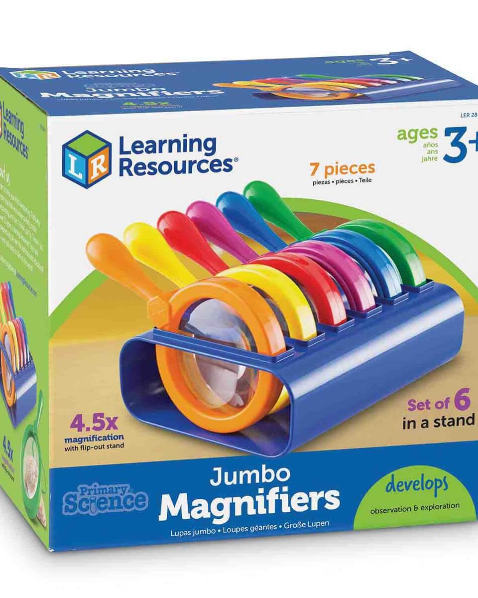 Primary Science - Loupes jumbo avec support - Jeux scientifiques - Boutique LeoLudo - Learning Resources