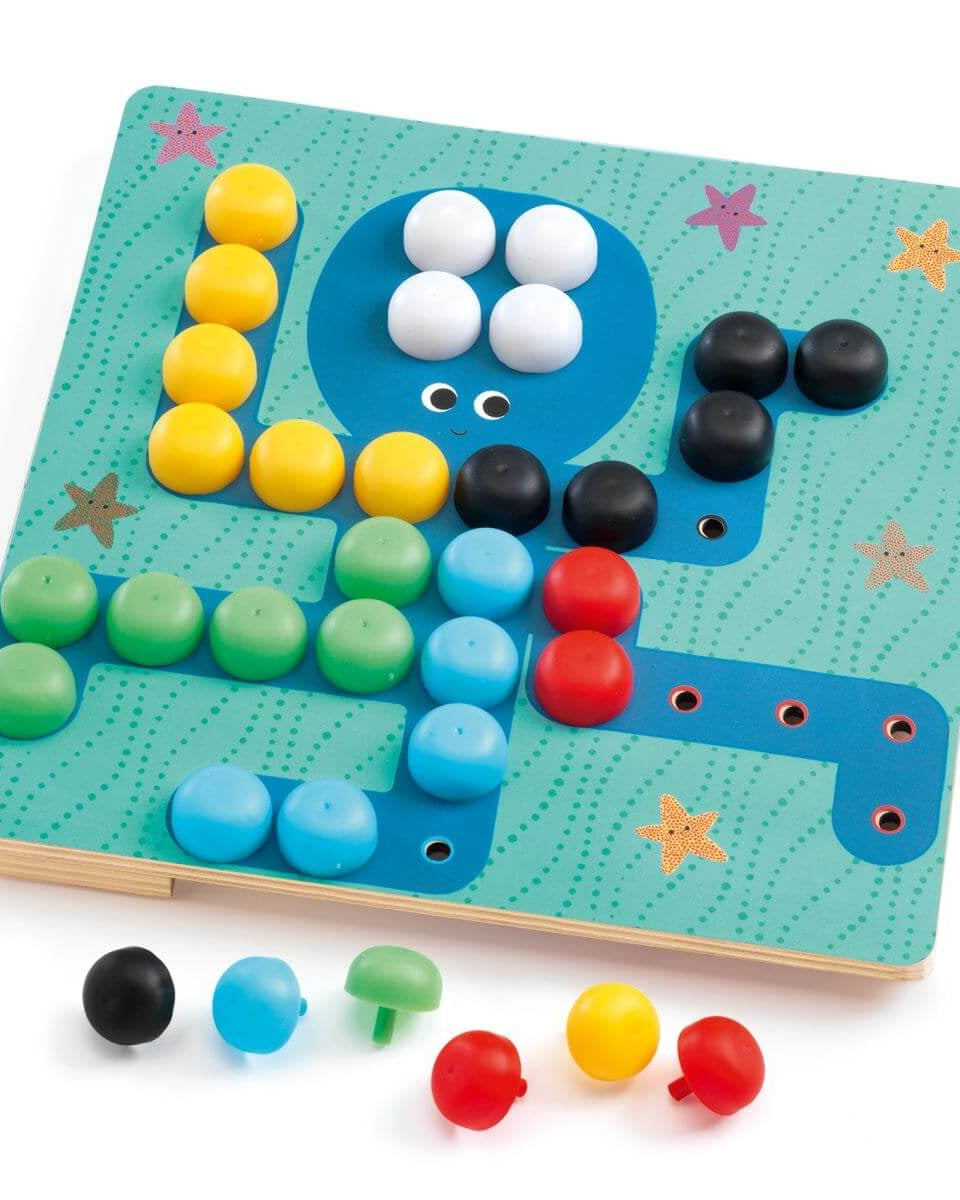 Primo Mosaïco - Jeux de motricité fine - Boutique LeoLudo - Djeco