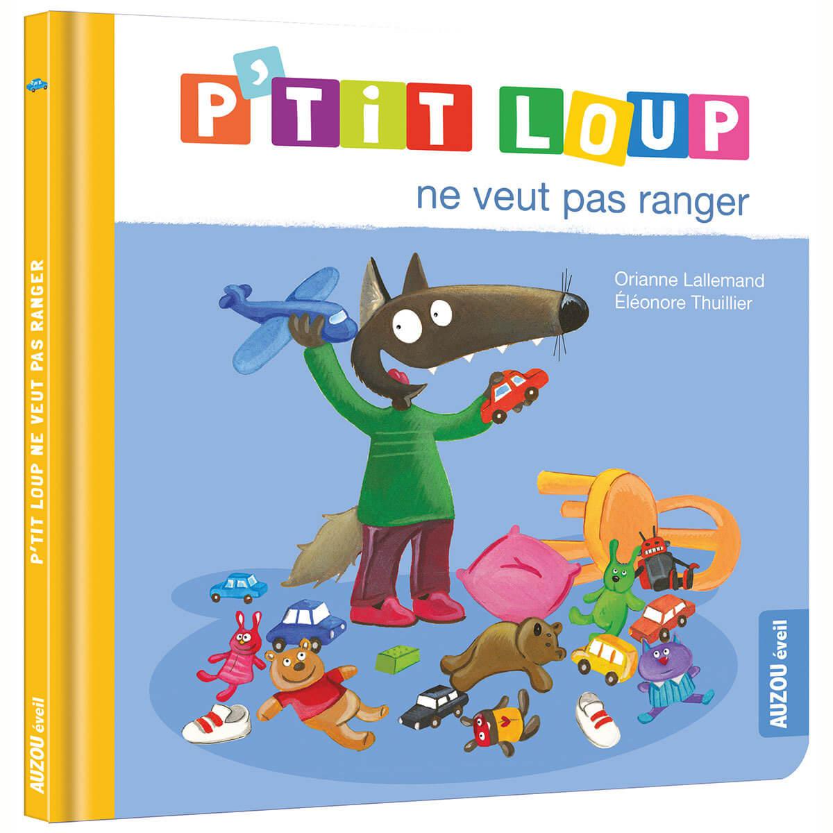 P'tit Loup ne veut pas ranger-Auzou-Boutique LeoLudo