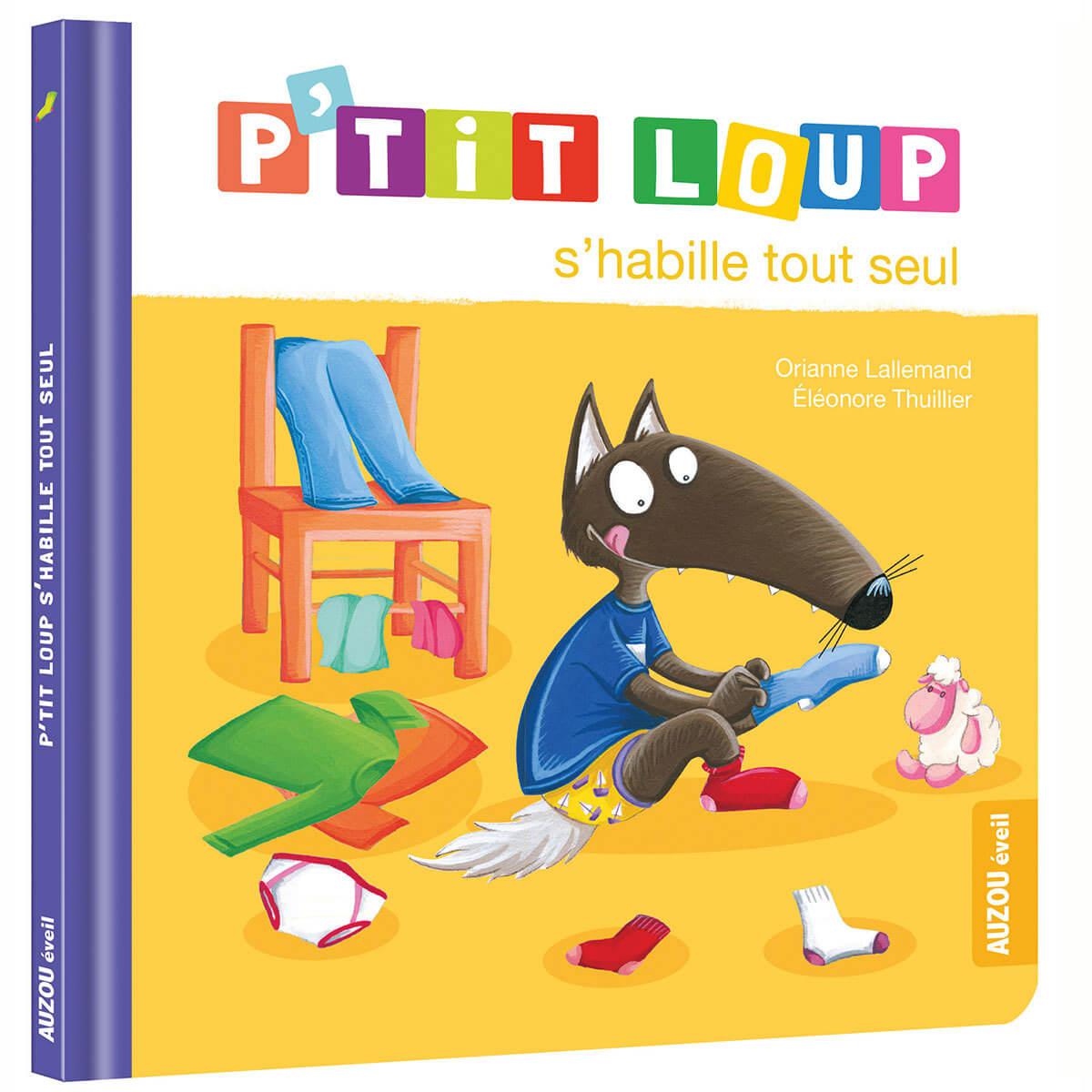 P'tit Loup s'habille tout seul - Livres - Boutique LeoLudo - Auzou