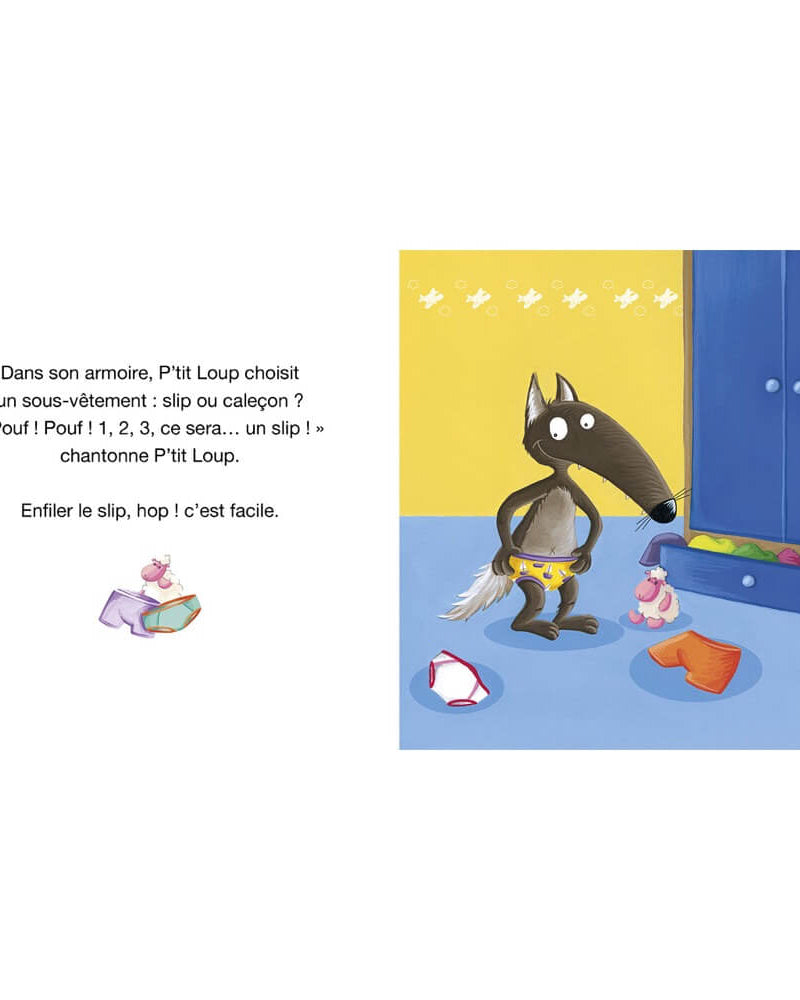 P'tit Loup s'habille tout seul - Livres - Boutique LeoLudo - Auzou