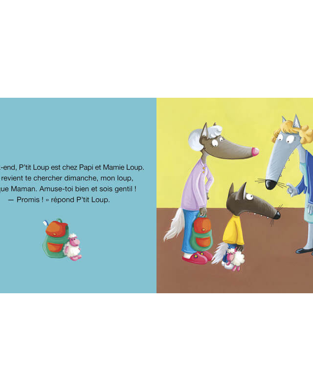 P'tit Loup va chez Papi et Mamie - Livres - Boutique LeoLudo - Auzou