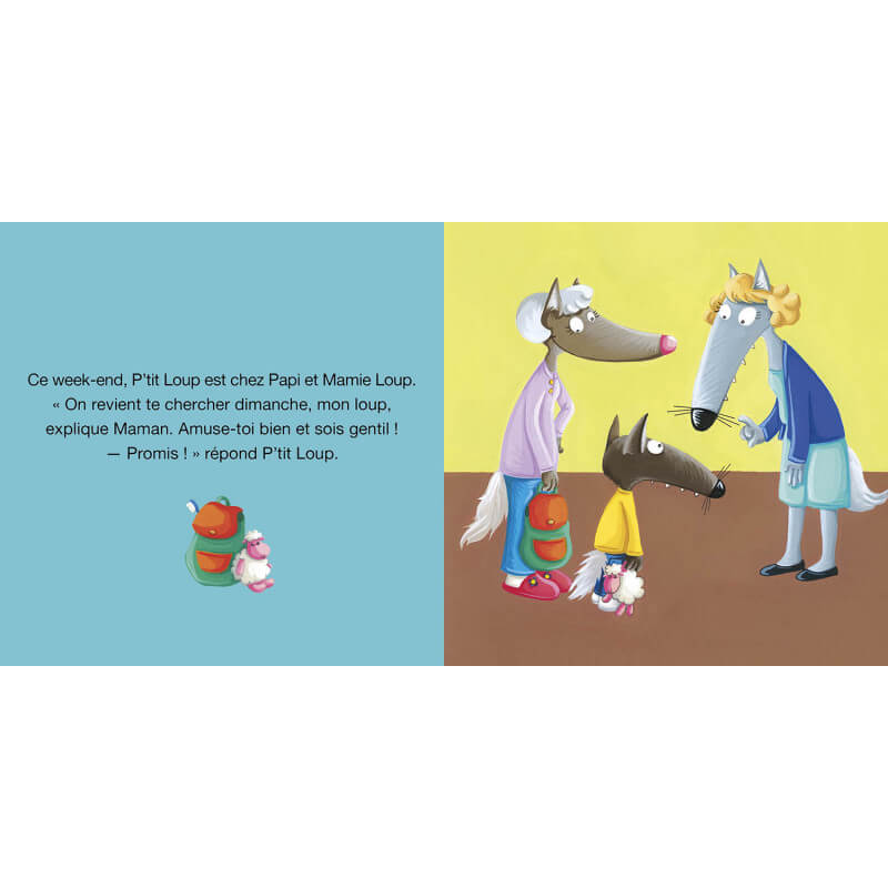 P'tit Loup va chez Papi et Mamie - Livres - Boutique LeoLudo - Auzou