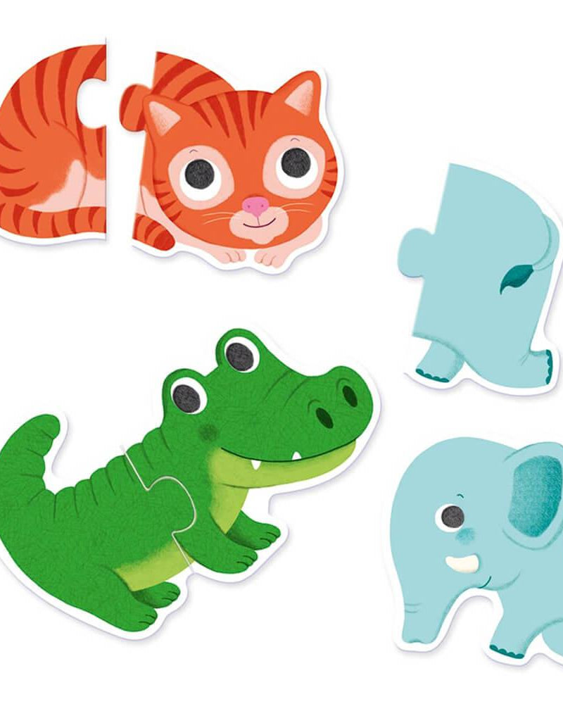 Puzzle duo - Animaux - Casse - têtes - Boutique LeoLudo - Djeco